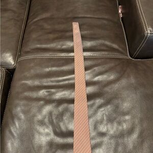 Banana Republic Yellow and White Patterned Narrow Tie